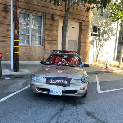 License plate: EG941, State: CA