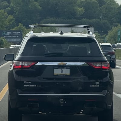 License plate: Q, State: PA