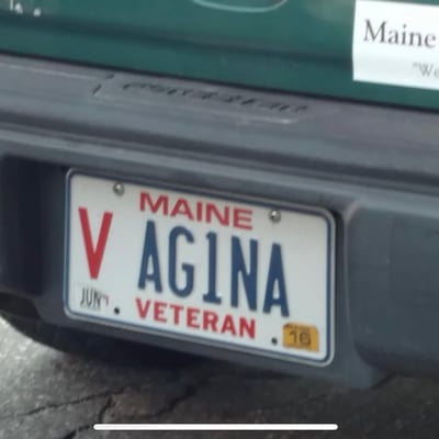 License plate: AG1NA,  State: ME
