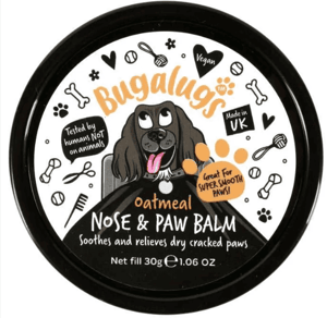 Bugalugs Dog Paw & Nose Balm Oatmeal 30g from Harrisons Direct