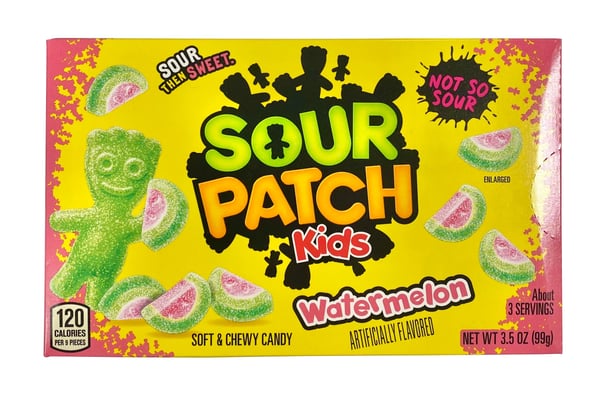 Sour Patch Kids Watermelon 99g Boxes from Harrisons Direct