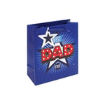 Father's Day Gift Bag Medium Best Dad Ever from Harrisons Direct