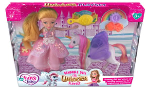 Fairy Tales Fairy Doll Unicorn Playset from Harrisons Direct