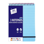 Just Stationery Neon Cover Notebook 3 Pack from Harrisons Direct