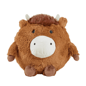 Warmies Supersized Cushies Highland Cow from Harrisons Direct