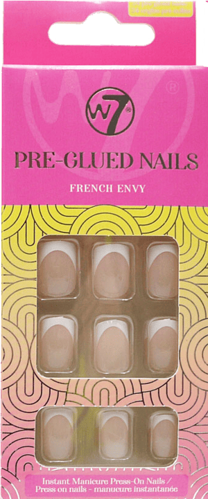 W7 Pre Glued Nails Assorted from Harrisons Direct