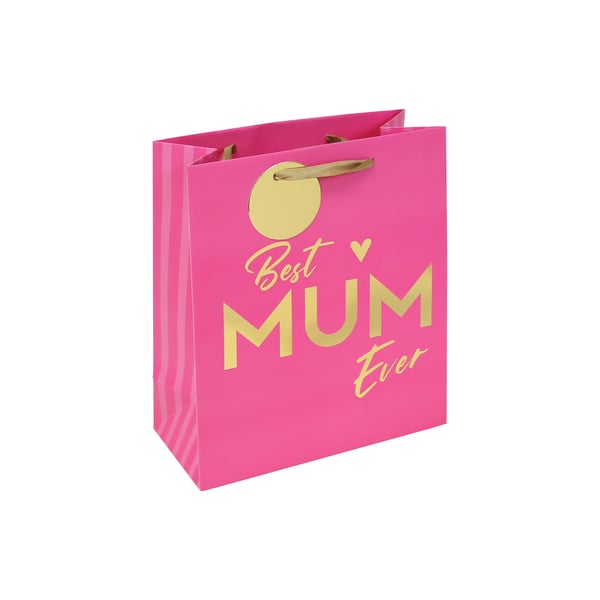 Mother's Day Gift Bag Medium Best Mum Ever from Harrisons Direct