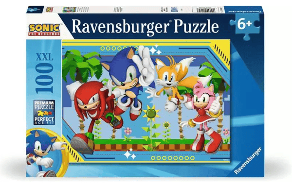 Ravensburger Sonic the Hedgehog 100 Piece XXL Jigsaw Puzzle from Harrisons Direct