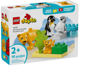 LEGO DUPLO Town 10442 Wild Animal Families Penguins & Lions set from Harrisons Direct