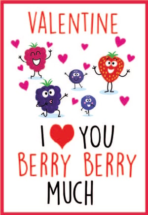 Valentine's Day Card Humour - Berry Berry from Harrisons Direct