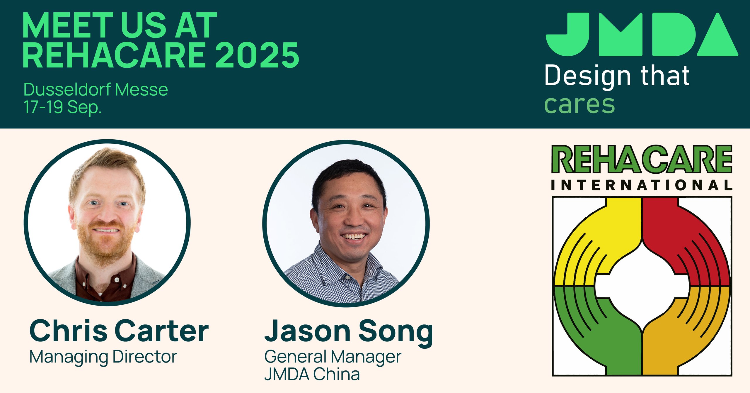 Featured image for JMDA Design is Going to REHACARE 2025