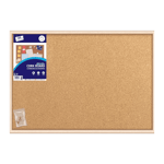 Just Stationery Cork Board 300mm x 450mm from Harrisons Direct