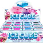 Squish & Squeeze Ice Cube 4 Assorted in CDU from Harrisons Direct