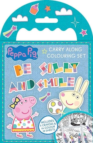 Peppa Pig Carry Along Colouring Set from Harrisons Direct