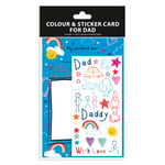 Father's Day Colour & Sticker Card from Harrisons Direct