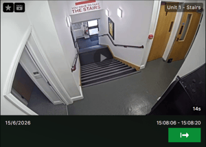 Reviewing recorded CCTV footage in SEiNG cloud CCTV