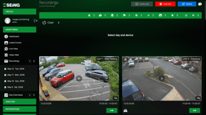CCTV AI search and filters SEiNG