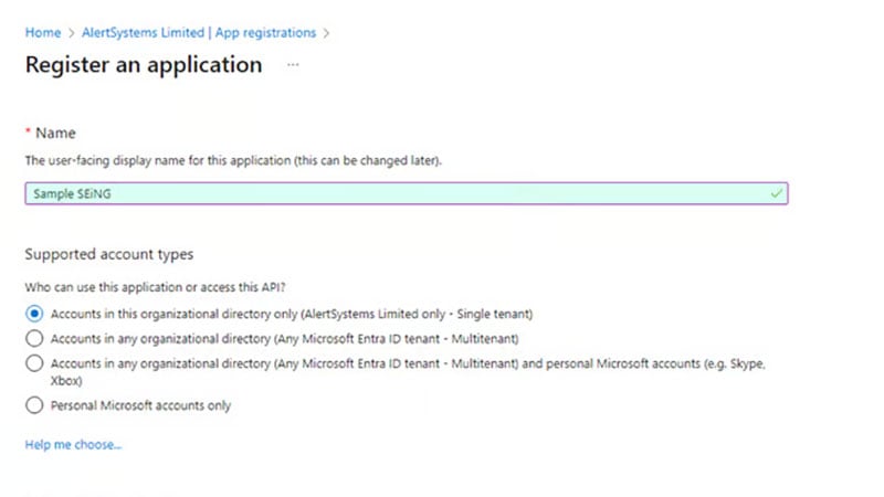 Enable Single Sign On functionality