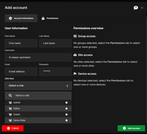Create a SEiNG account