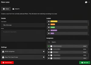 Create a Case SEiNG - add case