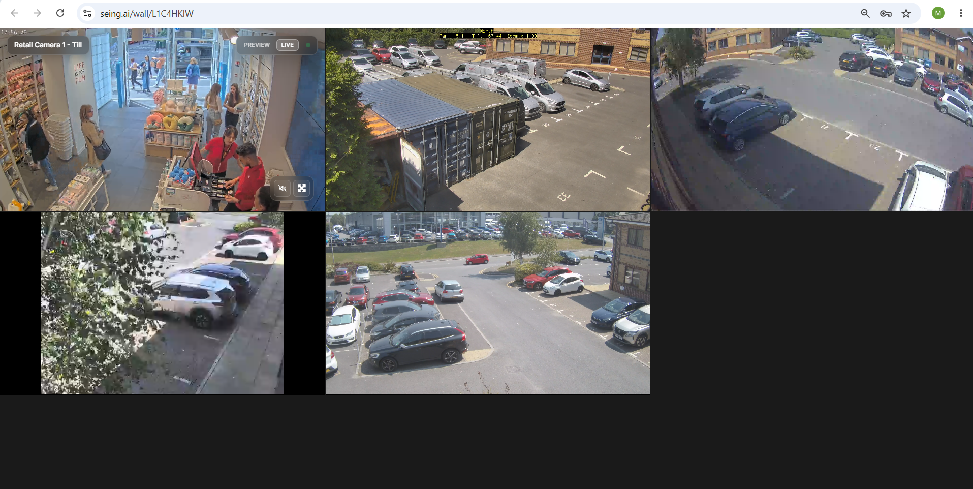 SEiNG cloud CCTV video wall live stream