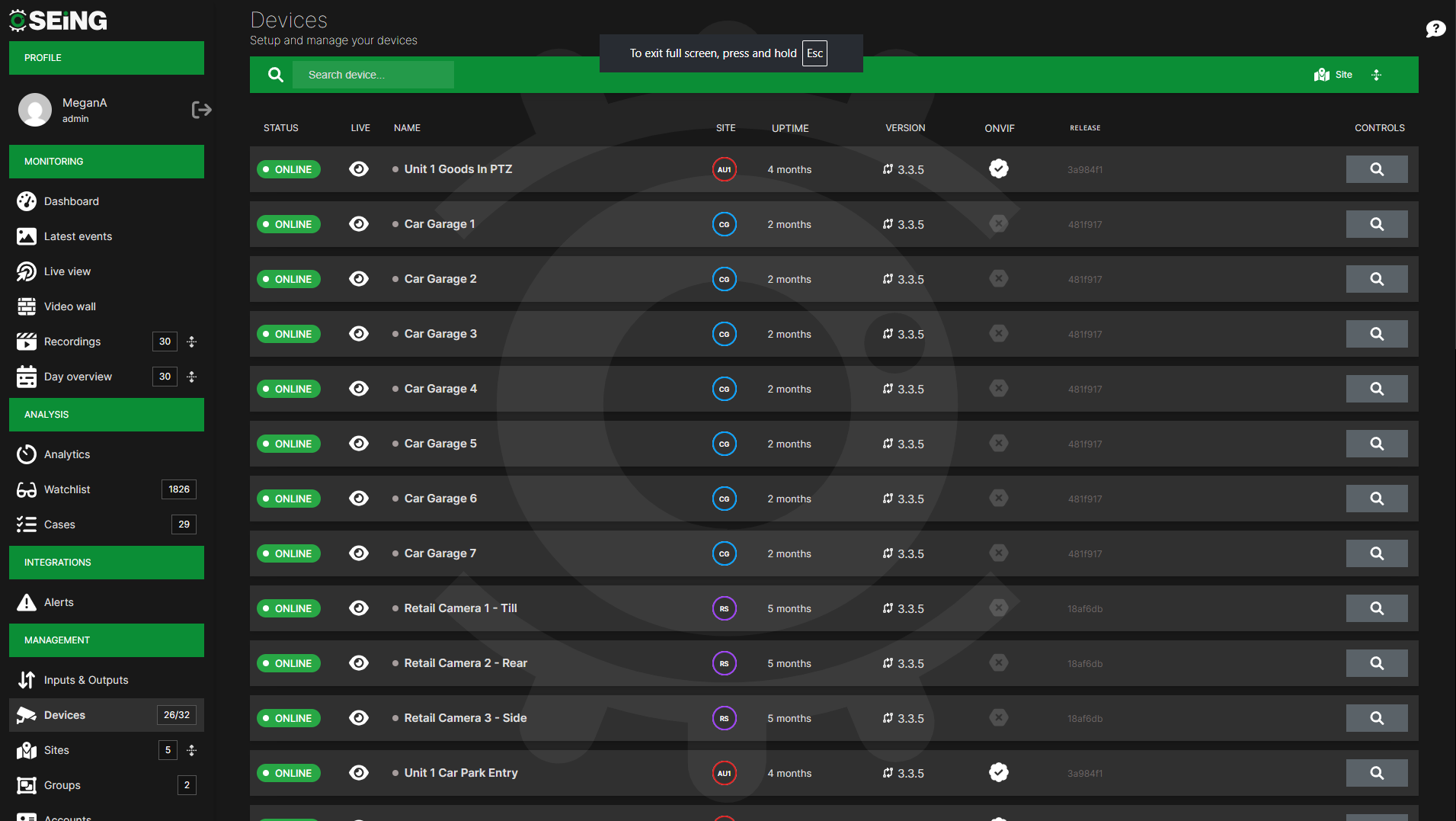 Adding new CCTV cameras to the cloud