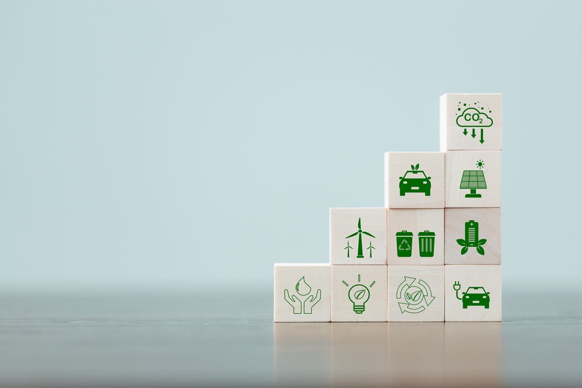 Reducing carbon emissions. Net-Zero