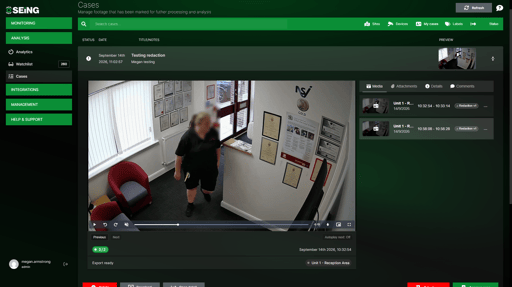 Redact faces from SEiNG CCTV cloud