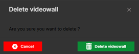 Delete Videowall