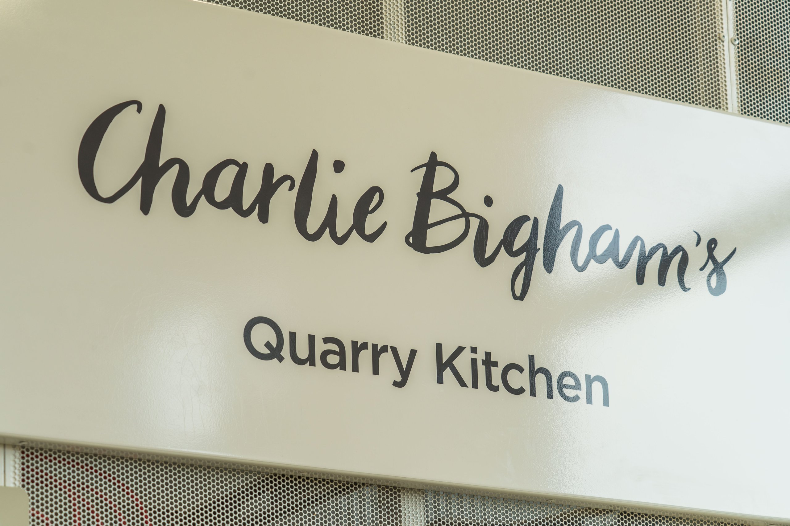 Charlie Bigham's quarry kitchen