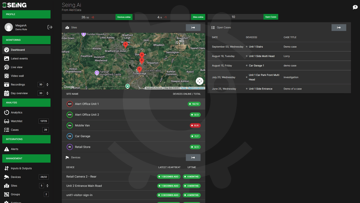 SEiNG home Cloud cctv for multi site management