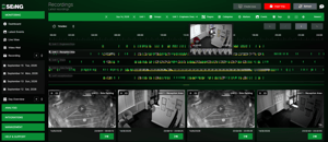 Scrub CCTV footage in timeline view