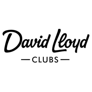 David Lloyd Clubs logo with brand name in cursive script and 'Clubs' beneath.