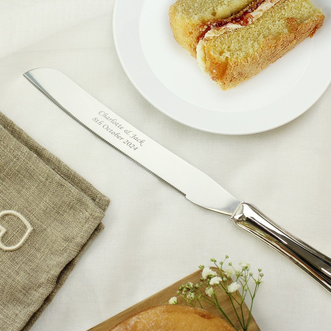 Personalised Wedding Cake Knife