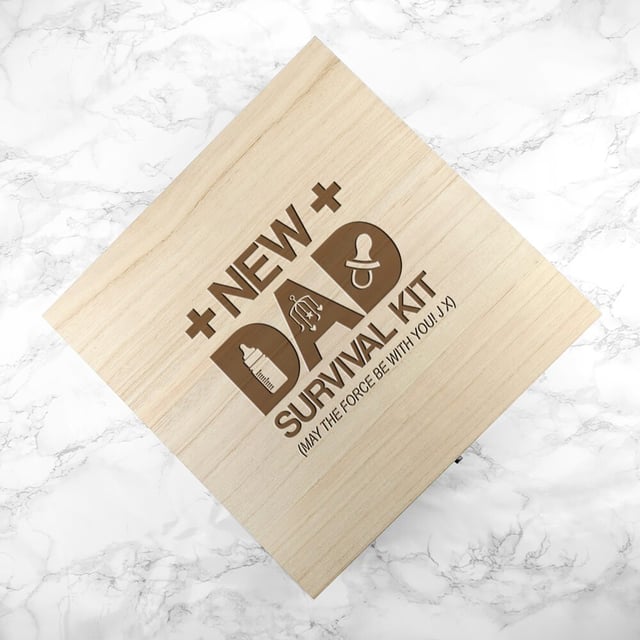 Personalised Gift Box - New Dad Survival Kit