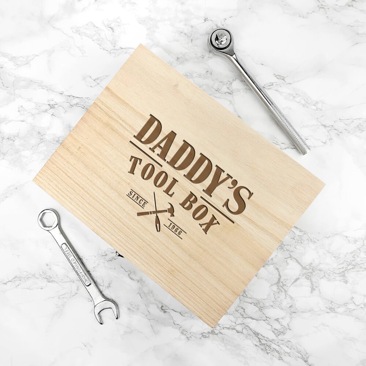 Personalised Tool Box - Name & Year