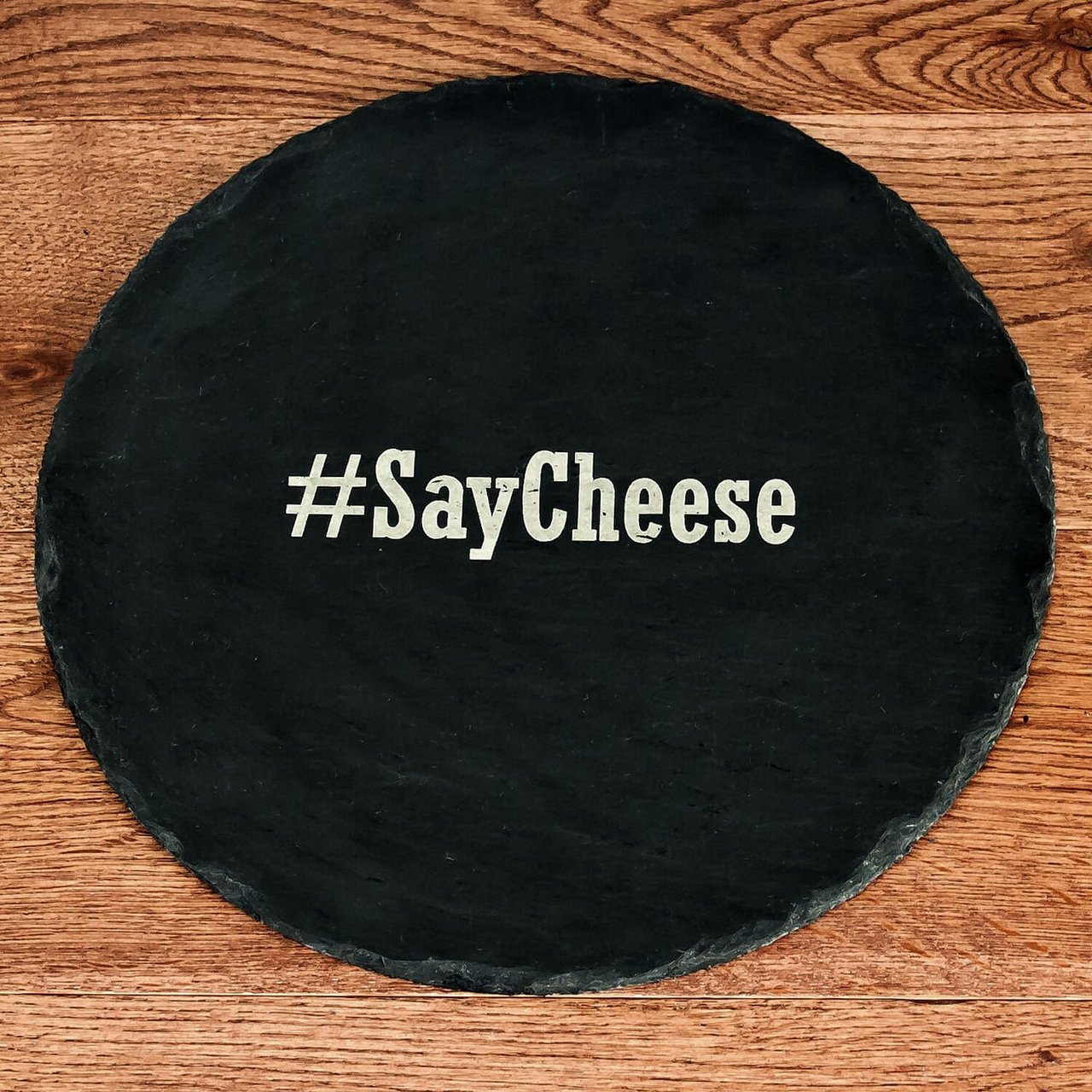 Personalised Slate Cheese Board - Your Message (Hashtag)