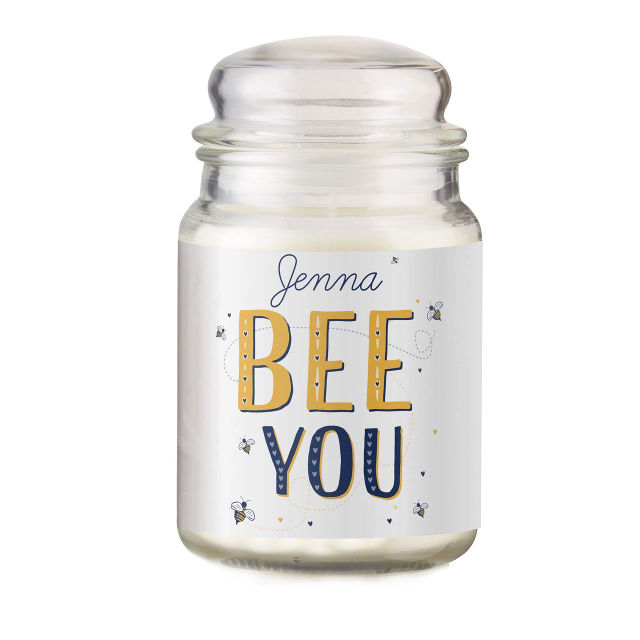 Personalised Bee You Candle Jar
