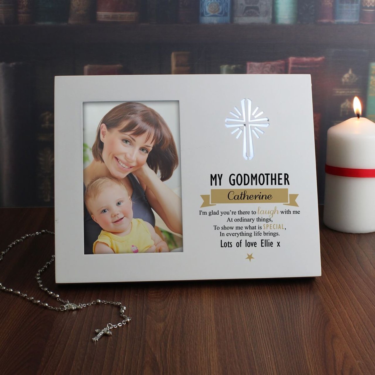 Personalised I'm Glad 6x4 Light Up Frame