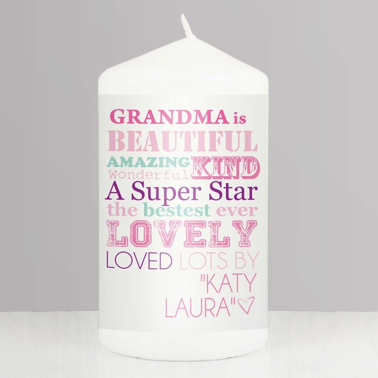 Personalised She Is... Candle