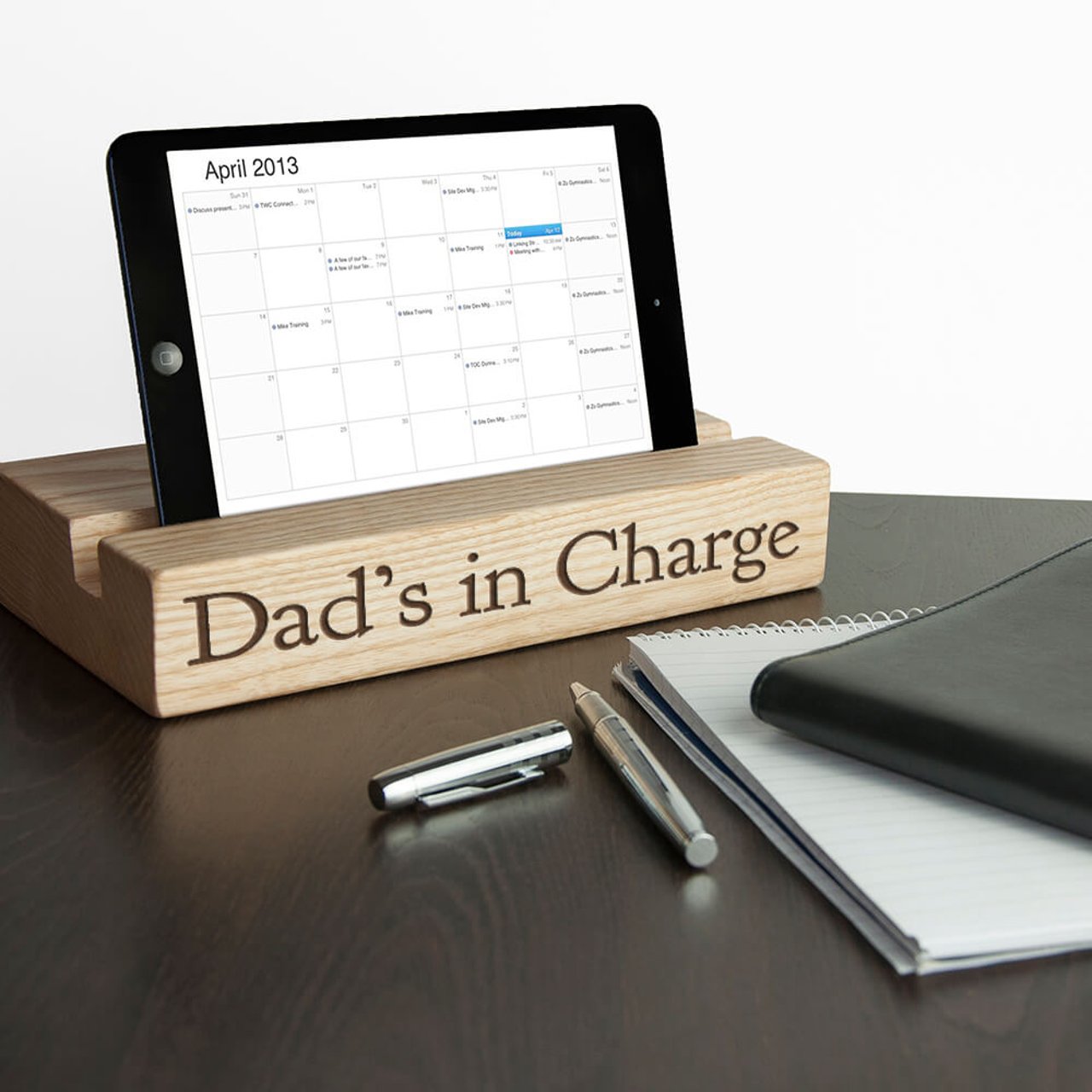 Personalised Tablet Holder - Single Office Desk