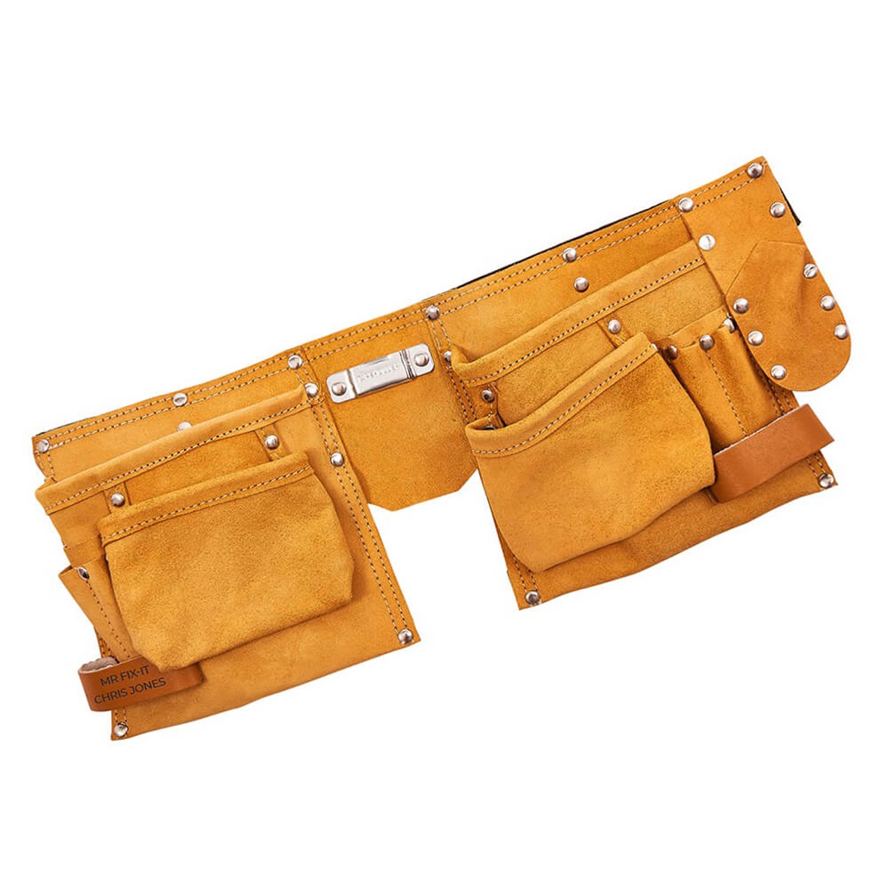Personalised 11 Pocket Leather Tool Belt