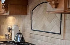 Tile Contractor Orlando: Kitchen remodeling backsplash.