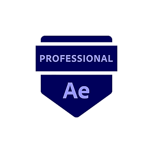 Adobe Certified Professional Logo for After Effect