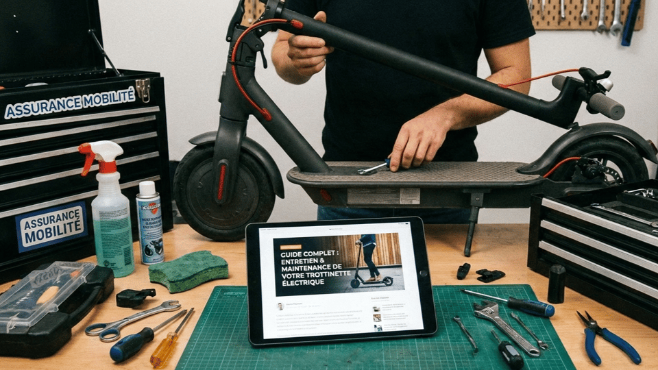 Guide complet pour l'entretien et la maintenance d'une trottinette électrique