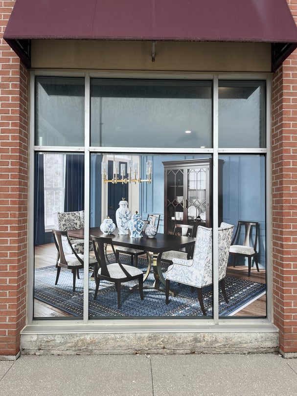 Business storefront window graphics installation in Toronto