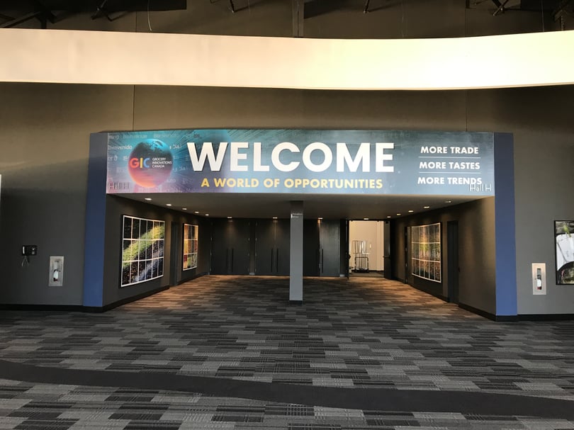 Event wall graphics and signage installation in Toronto