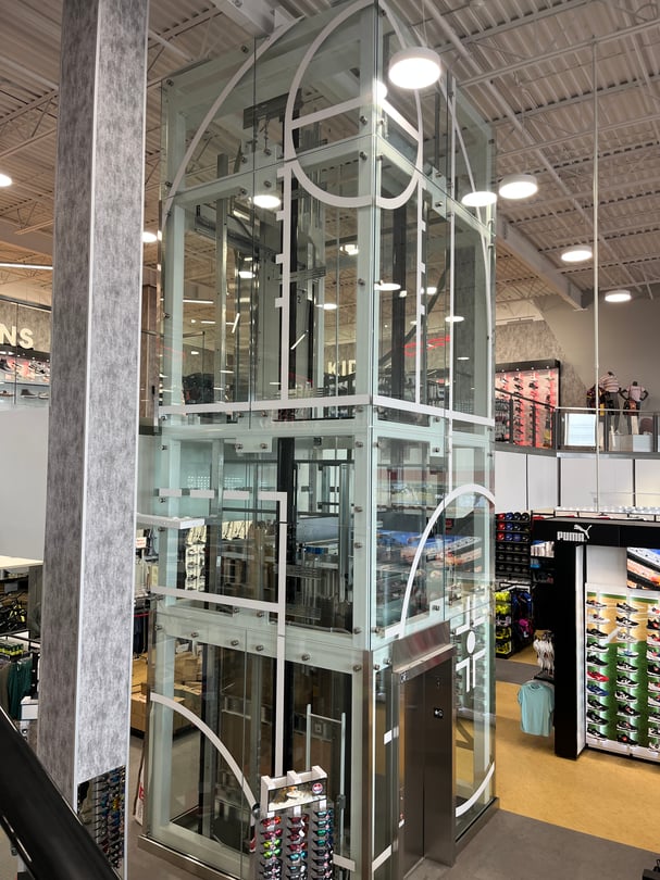 Elevator graphics installation in the GTA