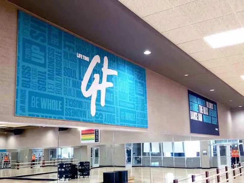 Custom banners and display graphics installed in Toronto