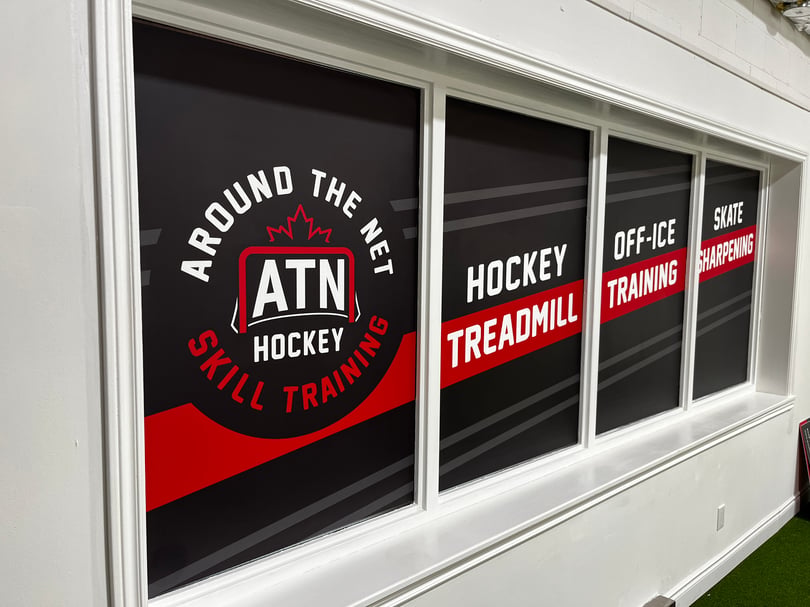 Branding window graphics installation in the GTA